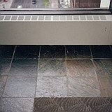 SLATE FLOOR IN A  COMMERCIAL BUILDING